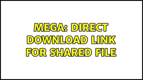 how to download mega link|mega direct download link.